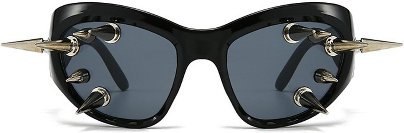 Laureles Модные солнцезащитные очки большого размера в стиле Y2K для женщин с металлическими заклепками, очки «кошачий глаз» для мужчин, очки для вождения в стиле панк, C1
Laureles Модные солнцезащитные очки большого размера в стиле Y2K для женщин с металлическими заклепками, очки «кошачий глаз» для мужчин, очки для вождения в стиле панк, C1