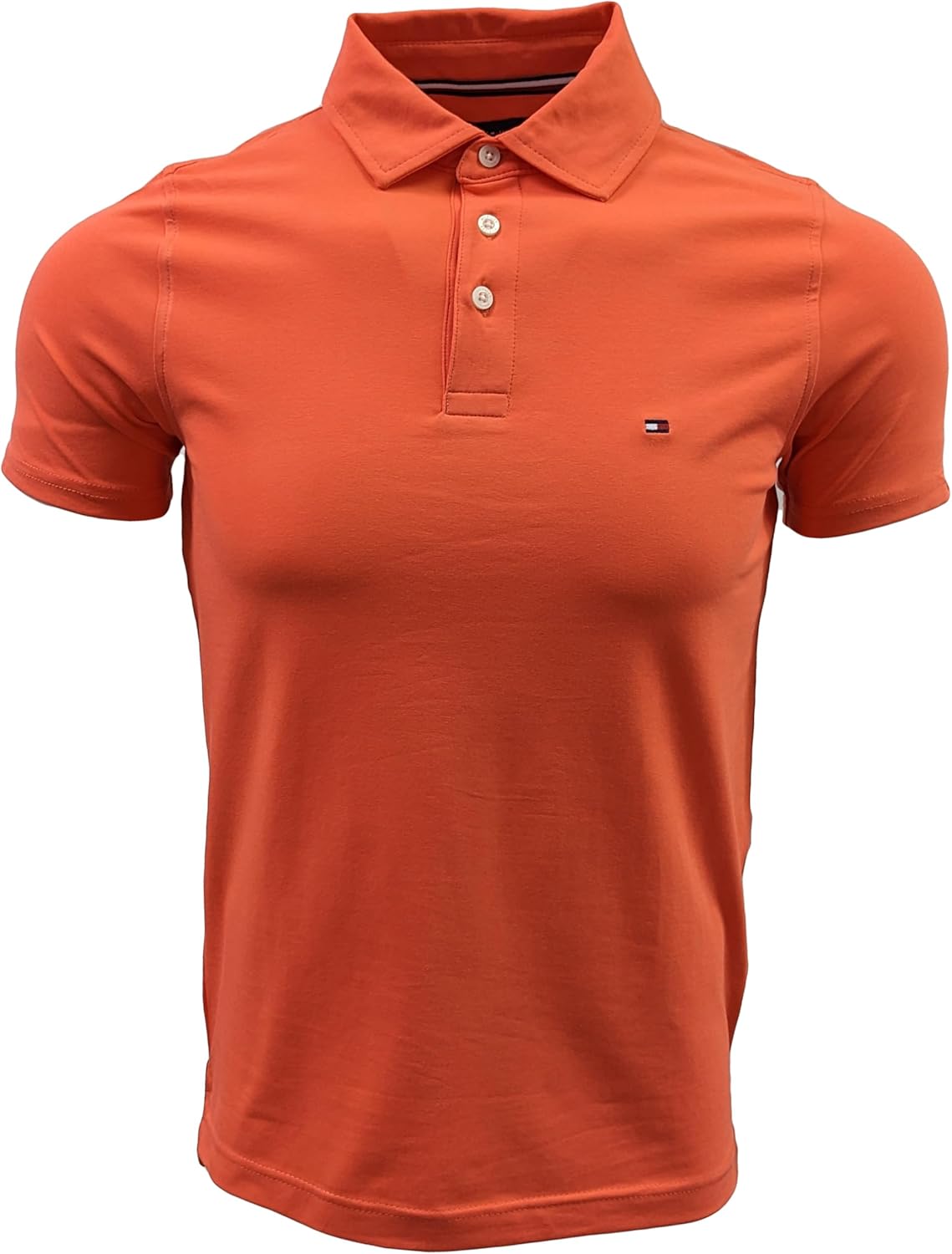 Мужская облегающая легкая рубашка-поло Tommy Hilfiger, Coral Orange
Мужская облегающая легкая рубашка-поло Tommy Hilfiger, Coral Orange