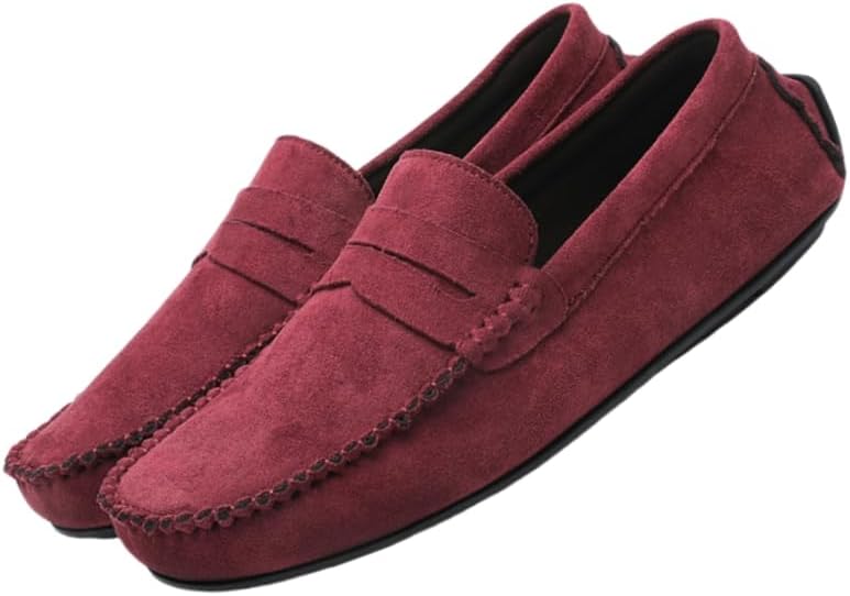 Стильные и удобные мужские лоферы, прочная и противоскользящая повседневная обувь, с круглым носком и верхом из ПУ, мягкой подошвой, подходят для офиса и повседневной носки Hoalox, красный
Стильные и удобные мужские лоферы, прочная и противоскользящая повседневная обувь, с круглым носком и верхом из ПУ, мягкой подошвой, подходят для офиса и повседневной носки Hoalox, красный