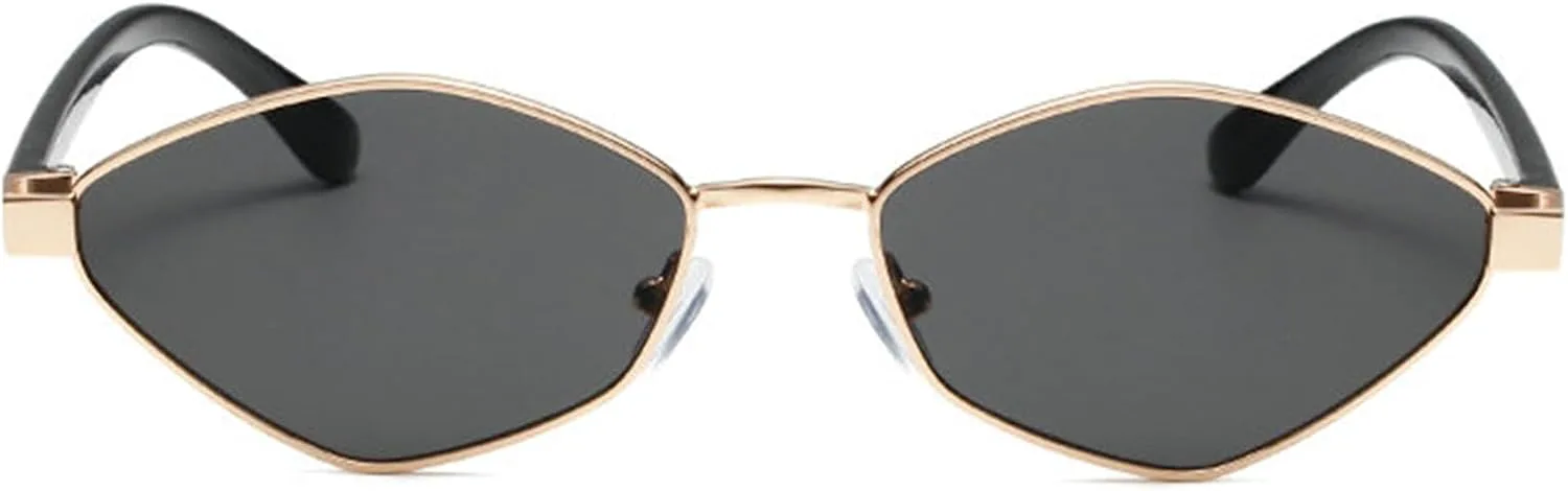 Willochra Модные солнцезащитные очки неправильной формы для женщин и мужчин, винтажные металлические, в маленькой оправе, роскошные, модные женские очки, C1
Willochra Модные солнцезащитные очки неправильной формы для женщин и мужчин, винтажные металлические, в маленькой оправе, роскошные, модные женские очки, C1