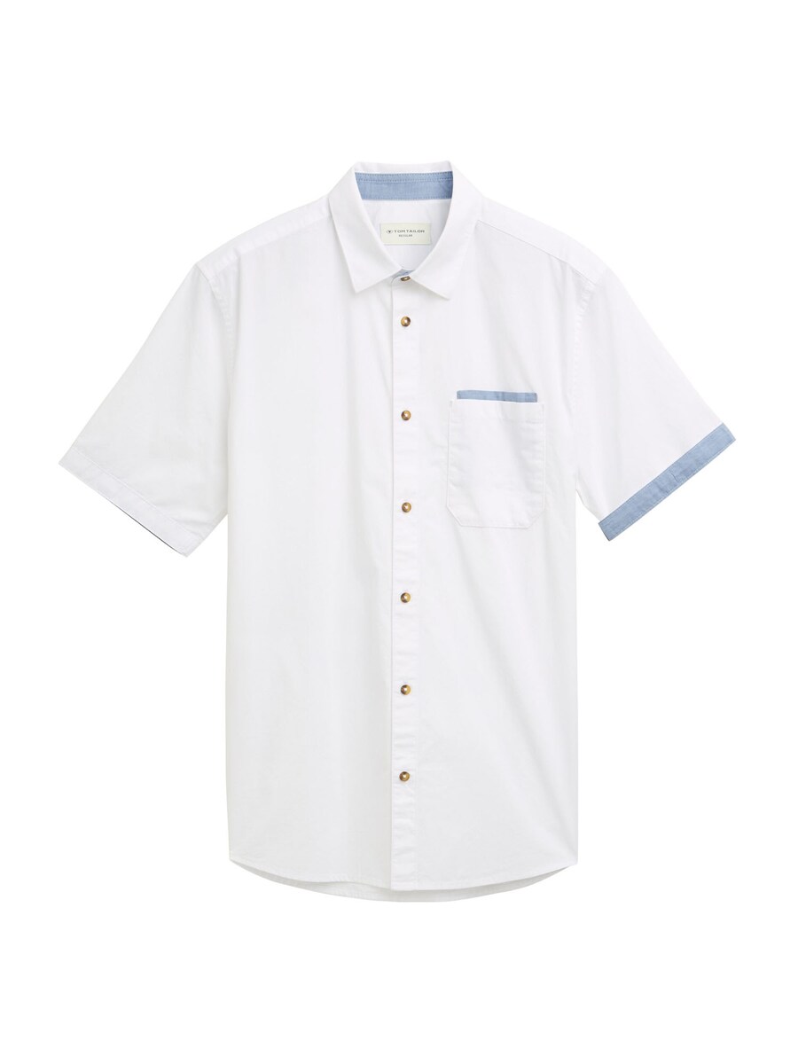 Рубашка на пуговицах классического кроя TOM TAILOR, белый
Рубашка на пуговицах классического кроя TOM TAILOR, белый