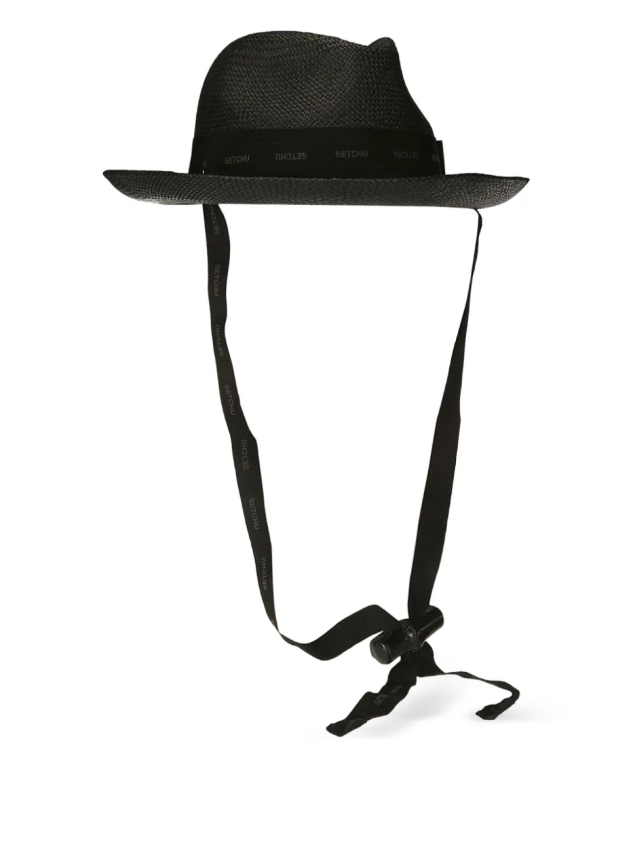 Setchu шляпа из рафии, черный 
Setchu шляпа из рафии, черный