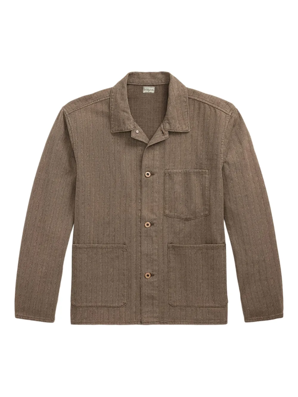 Куртка-рубашка в тонкую полоску Ralph Lauren RRL, коричневый
Куртка-рубашка в тонкую полоску Ralph Lauren RRL, коричневый