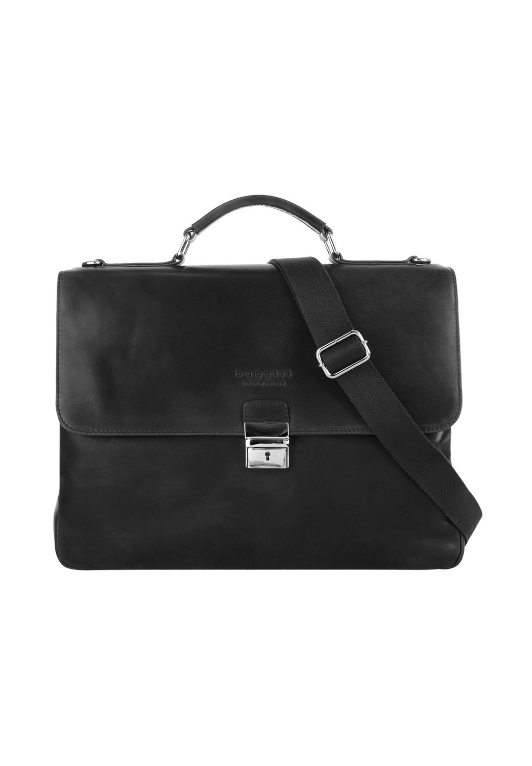 Кожаный портфель Romano с отделением для ноутбука 40 см bugatti, черный
Кожаный портфель Romano с отделением для ноутбука 40 см bugatti, черный