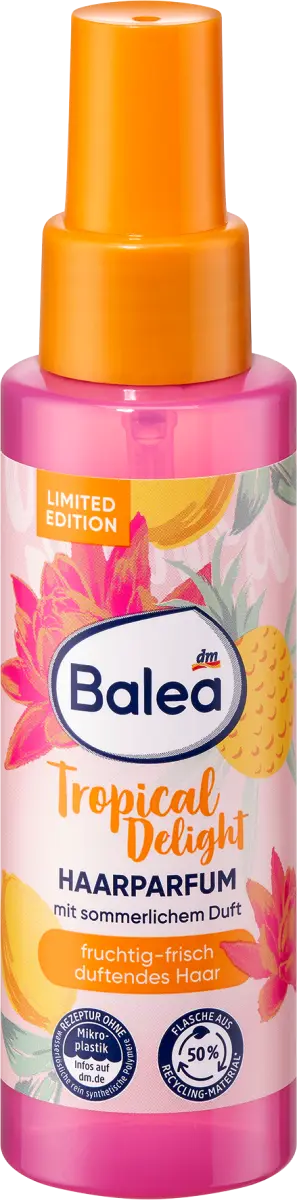 Духи для волос Tropical Delight 100мл Balea
Духи для волос Tropical Delight 100мл Balea