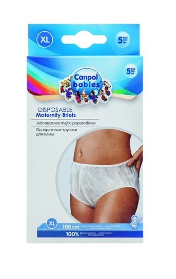 Трусики послеродовые одноразовые, размер XL, 5 шт. Canpol Babies
Трусики послеродовые одноразовые, размер XL, 5 шт. Canpol Babies