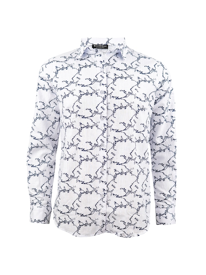 Льняная блузка Lady-white-grey Roberto Geissini
Льняная блузка Lady-white-grey Roberto Geissini