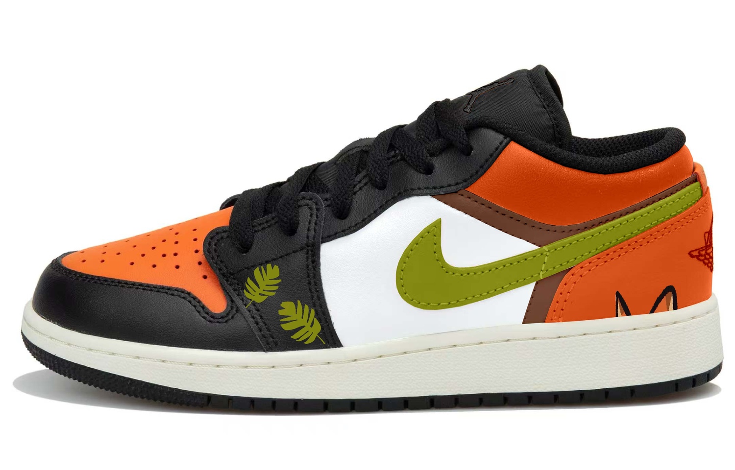 Jordan Air 1 Orange Shadow Fox Trace Low top Детские баскетбольные кроссовки Black Orange Подростковые
Jordan Air 1 Orange Shadow Fox Trace Low top Детские баскетбольные кроссовки Black Orange Подростковые