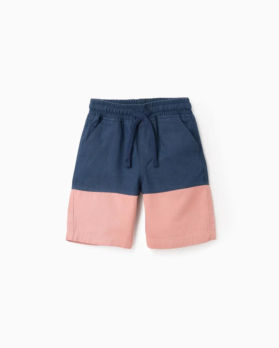Бермуды детские из 100% хлопка саржевого переплетения Zippy, темно-синий/розовый
Бермуды детские из 100% хлопка саржевого переплетения Zippy, темно-синий/розовый