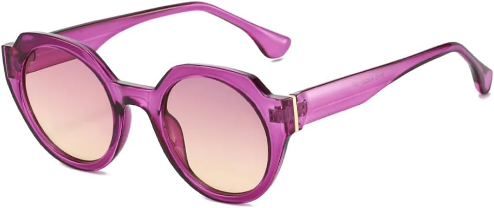 Винтажные круглые солнцезащитные очки конфетных цветов для женщин и мужчин, модные женские солнцезащитные очки класса люкс с защитой от УФ-излучения UV400 UUPTTPL, Purple
Винтажные круглые солнцезащитные очки конфетных цветов для женщин и мужчин, модные женские солнцезащитные очки класса люкс с защитой от УФ-излучения UV400 UUPTTPL, Purple