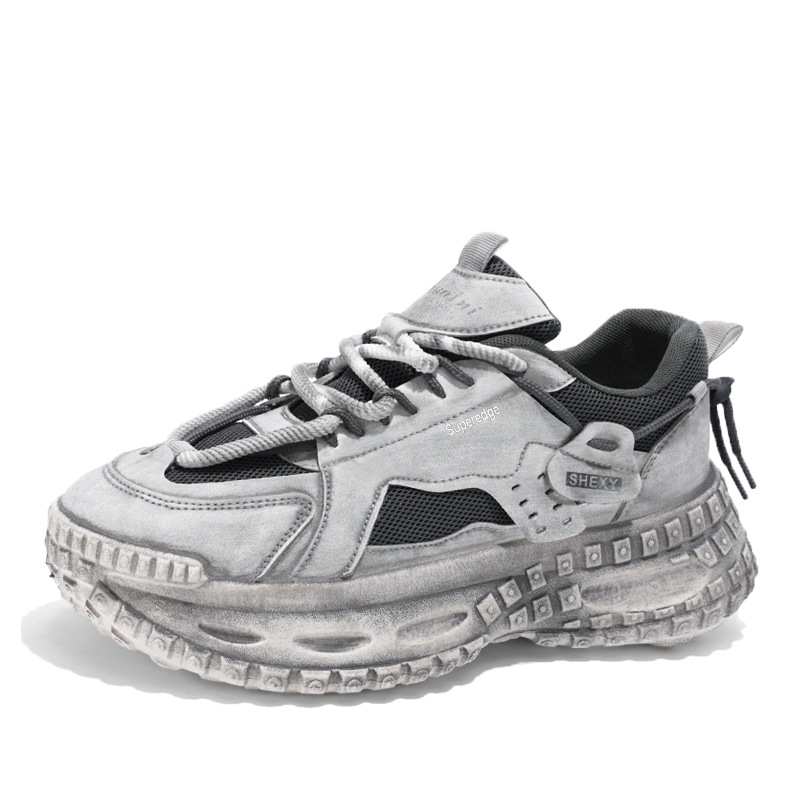 Низкие массивные кроссовки с нескользящим и износостойким покрытием для мужчин SUPEREDGE, Gray
Низкие массивные кроссовки с нескользящим и износостойким покрытием для мужчин SUPEREDGE, Gray