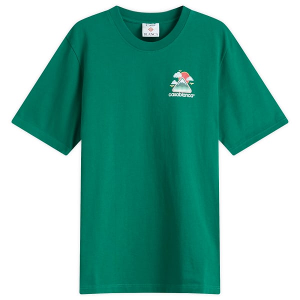 Футболка Montagne ondulée с трафаретным принтом Casablanca, зеленый
Футболка Montagne ondulée с трафаретным принтом Casablanca, зеленый