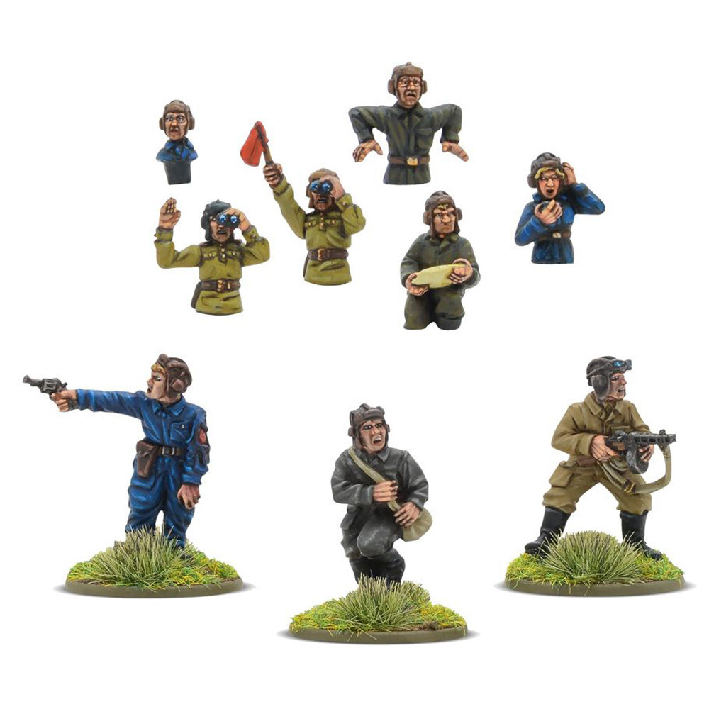 Миниатюра Warlord Games Achtung Panzer! Soviet Tank Crew
Миниатюра Warlord Games Achtung Panzer! Soviet Tank Crew