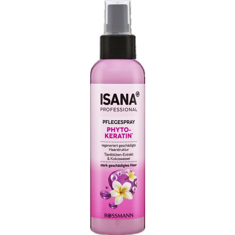 Фито-кератиновый спрей для ухода ISANA, 150 ml
Фито-кератиновый спрей для ухода ISANA, 150 ml