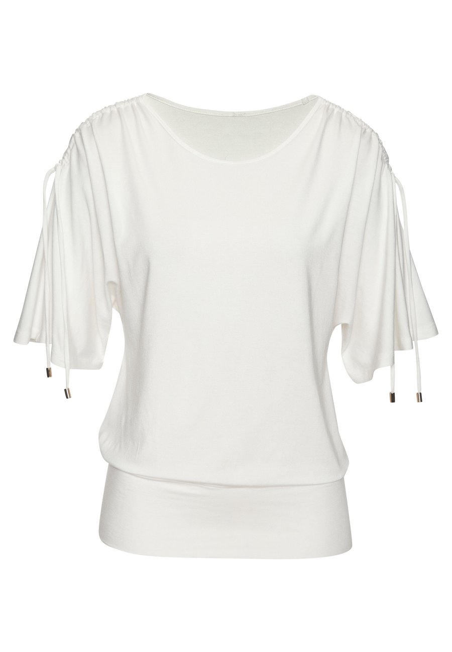Блуза LASCANA RUNDHALS, Creme/Beige
Блуза LASCANA RUNDHALS, Creme/Beige