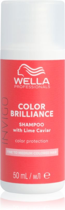Шампунь Wella Professionals Invigo Color Brilliance для нормальных и тонких волос, защита цвета 50 мл
Шампунь Wella Professionals Invigo Color Brilliance для нормальных и тонких волос, защита цвета 50 мл