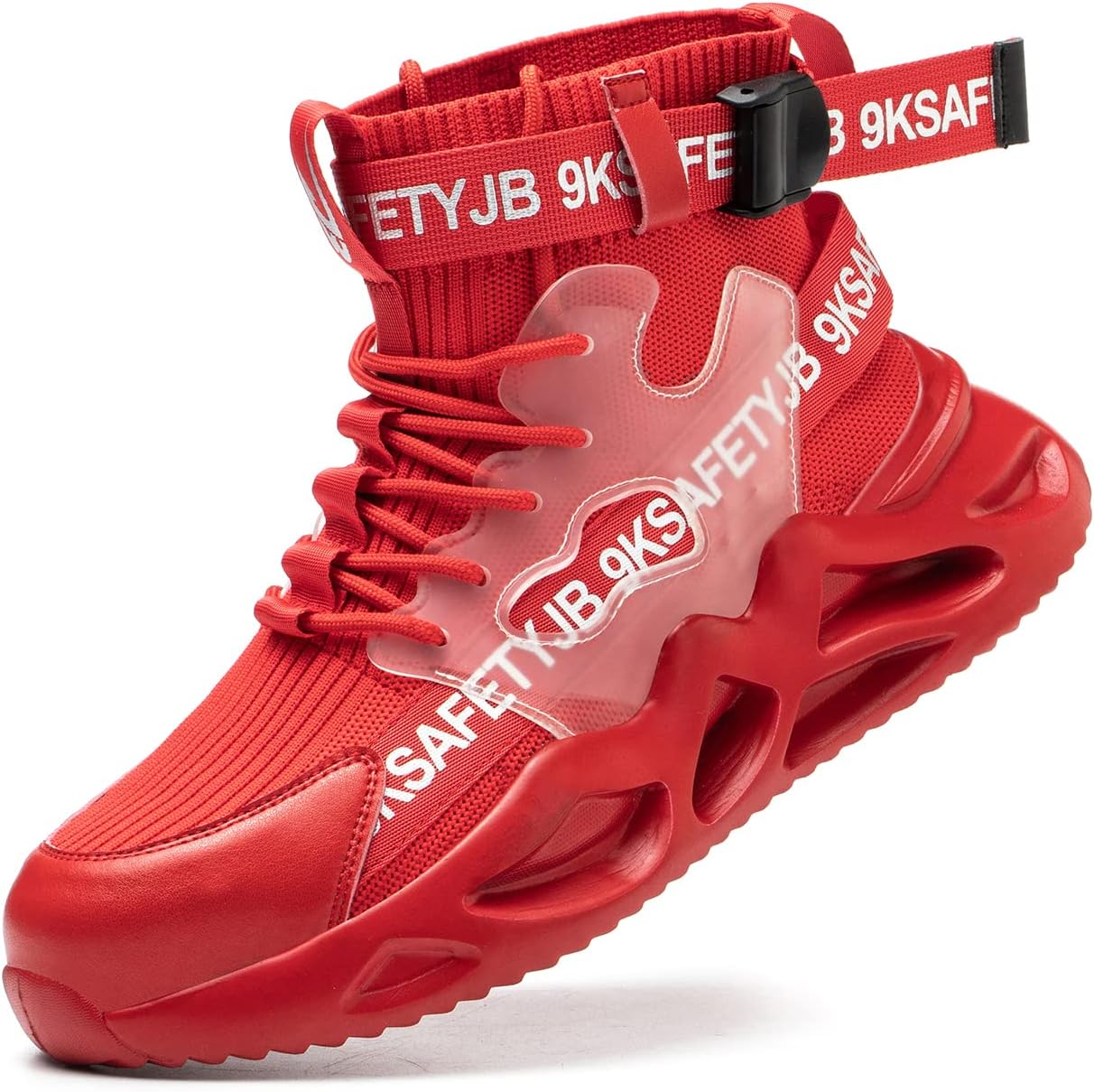 Стальные ботинки DRRHINO для мужчин и женщин с легкими стальными носками, кроссовки с защитным носком, безопасная обувь, удобные неразрушимые ботинки с носком из стали, противоскользящая рабочая обувь, красный
Стальные ботинки DRRHINO для мужчин и женщин с легкими стальными носками, кроссовки с защитным носком, безопасная обувь, удобные неразрушимые ботинки с носком из стали, противоскользящая рабочая обувь, красный