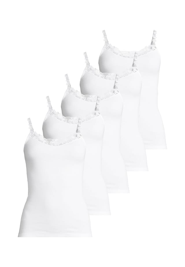 Спагетти топ 5-упаковка Надя Speidel, белый
Спагетти топ 5-упаковка Надя Speidel, белый