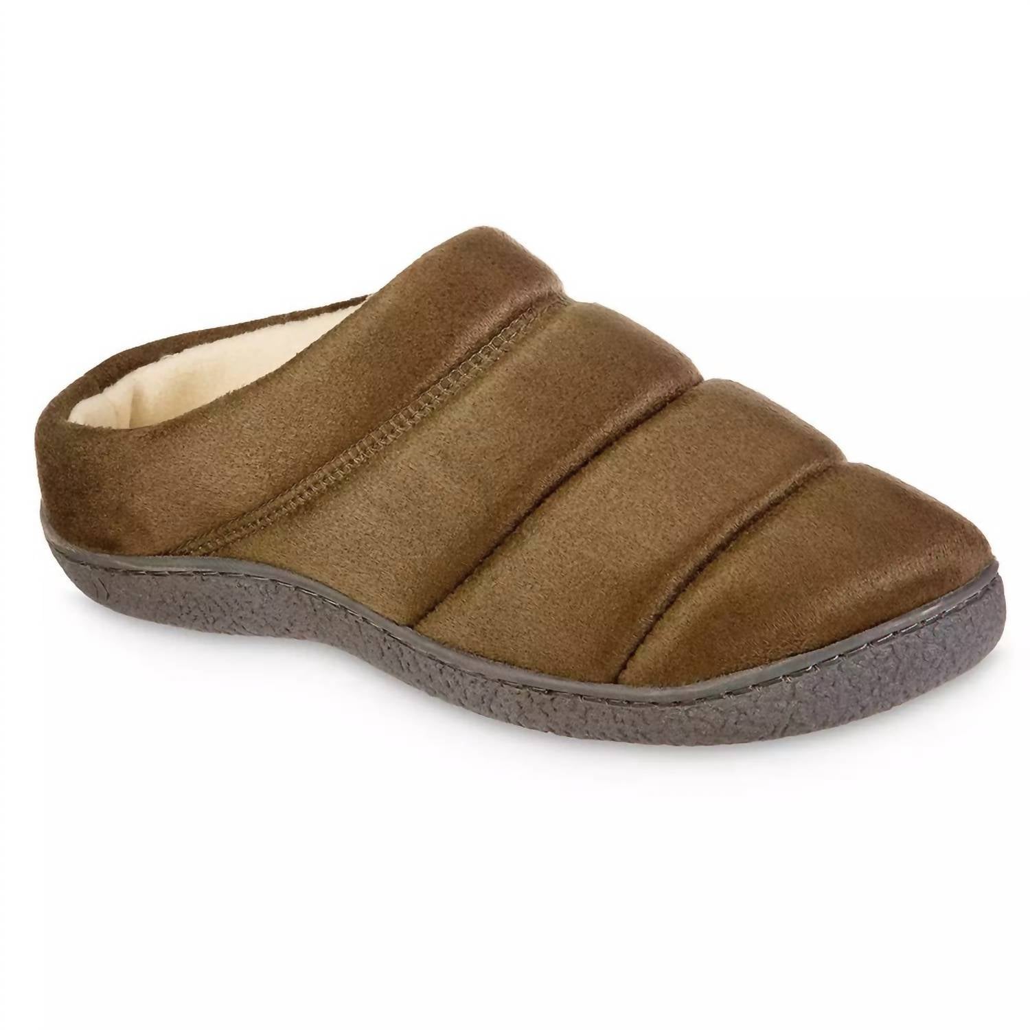 Мужские тапочки-сабо из микрозамши Puffer Clog Slipper цвета Olive Isotoner
Мужские тапочки-сабо из микрозамши Puffer Clog Slipper цвета Olive Isotoner