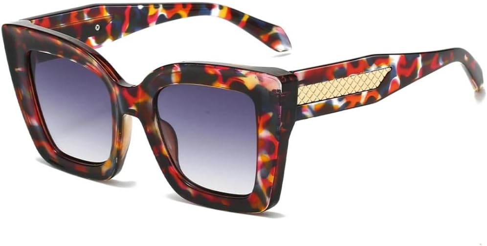 Солнцезащитные очки с защитой от УФ-излучения UV400 | «Кошачий глаз», большая оправа | Линзы конфетных цветов для занятий спортом на открытом воздухе и путешествий DSVIGF, Red Dh
Солнцезащитные очки с защитой от УФ-излучения UV400 | «Кошачий глаз», большая оправа | Линзы конфетных цветов для занятий спортом на открытом воздухе и путешествий DSVIGF, Red Dh