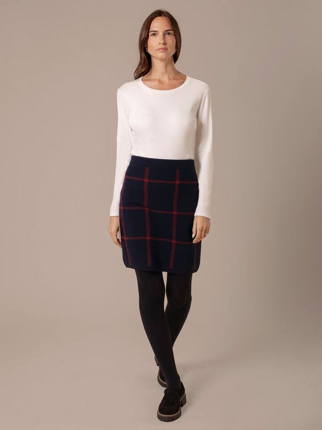 Мини-юбка из чистой шерсти с узором "оконное стекло" Celtic & Co., French Navy/ Rust
Мини-юбка из чистой шерсти с узором "оконное стекло" Celtic & Co., French Navy/ Rust