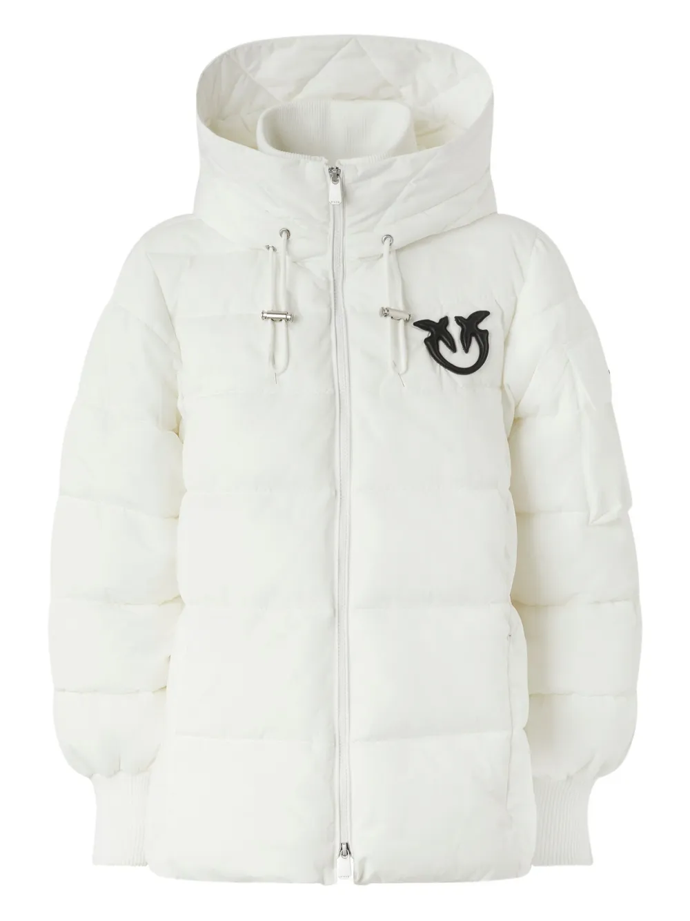 Стеганое пальто с капюшоном PINKO, белый
Стеганое пальто с капюшоном PINKO, белый