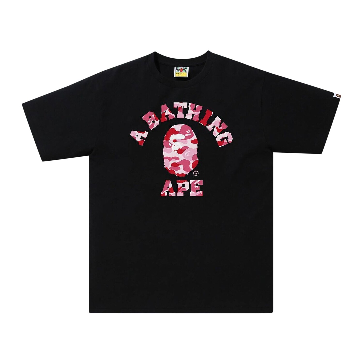Камуфляжная футболка BAPE ABC Черный/Розовый
Камуфляжная футболка BAPE ABC Черный/Розовый