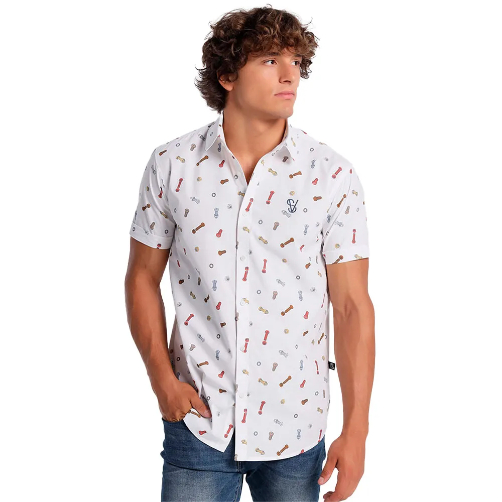 Рубашка с коротким рукавом Six Valves 8395, белый
Рубашка с коротким рукавом Six Valves 8395, белый