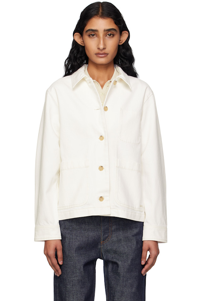 Джинсовая куртка Nikkie A.P.C., цвет blanc casse
Джинсовая куртка Nikkie A.P.C., цвет blanc casse