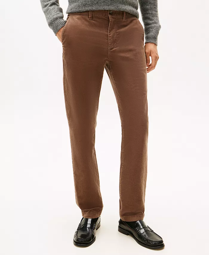 Мужские брюки Denton Slim Straight Fit из вельвета Tommy Hilfiger, черный
Мужские брюки Denton Slim Straight Fit из вельвета Tommy Hilfiger, черный