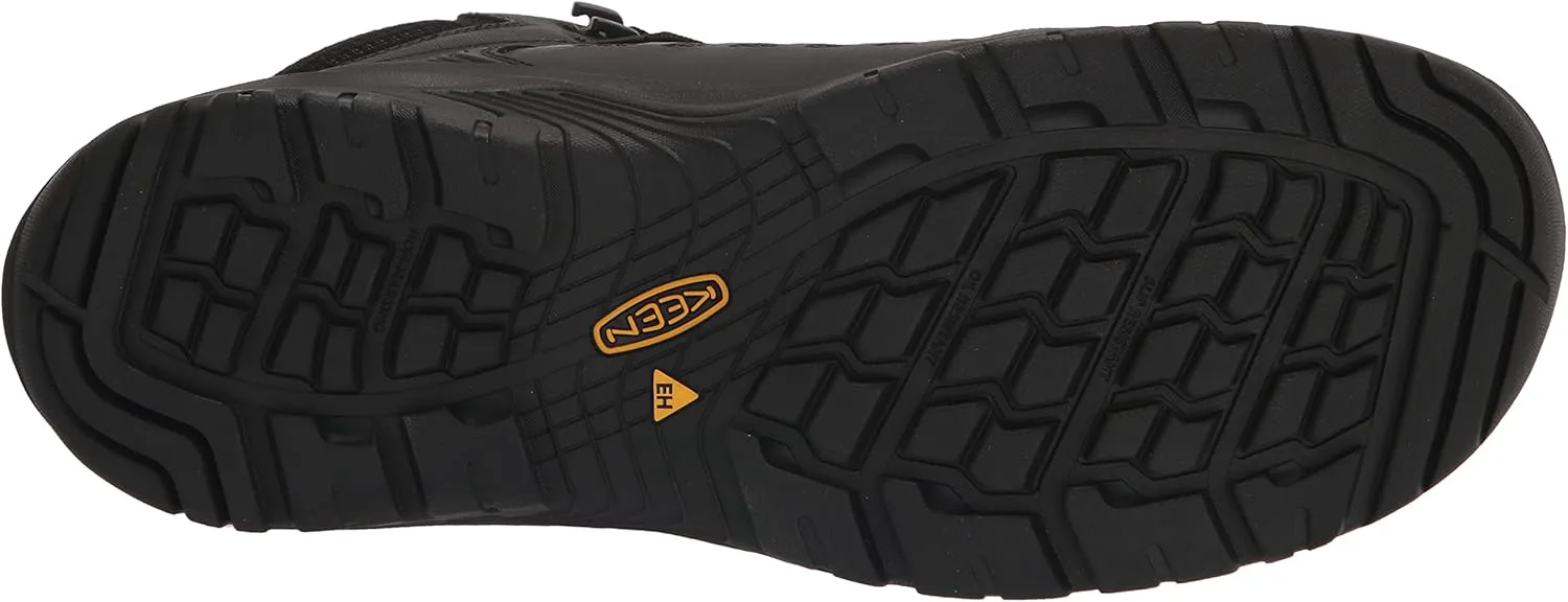 Мужские рабочие ботинки KEEN Utility Reno среднего голенища с мягким носком, гибкие, водонепроницаемые, спортивного типа, черный
Мужские рабочие ботинки KEEN Utility Reno среднего голенища с мягким носком, гибкие, водонепроницаемые, спортивного типа, черный