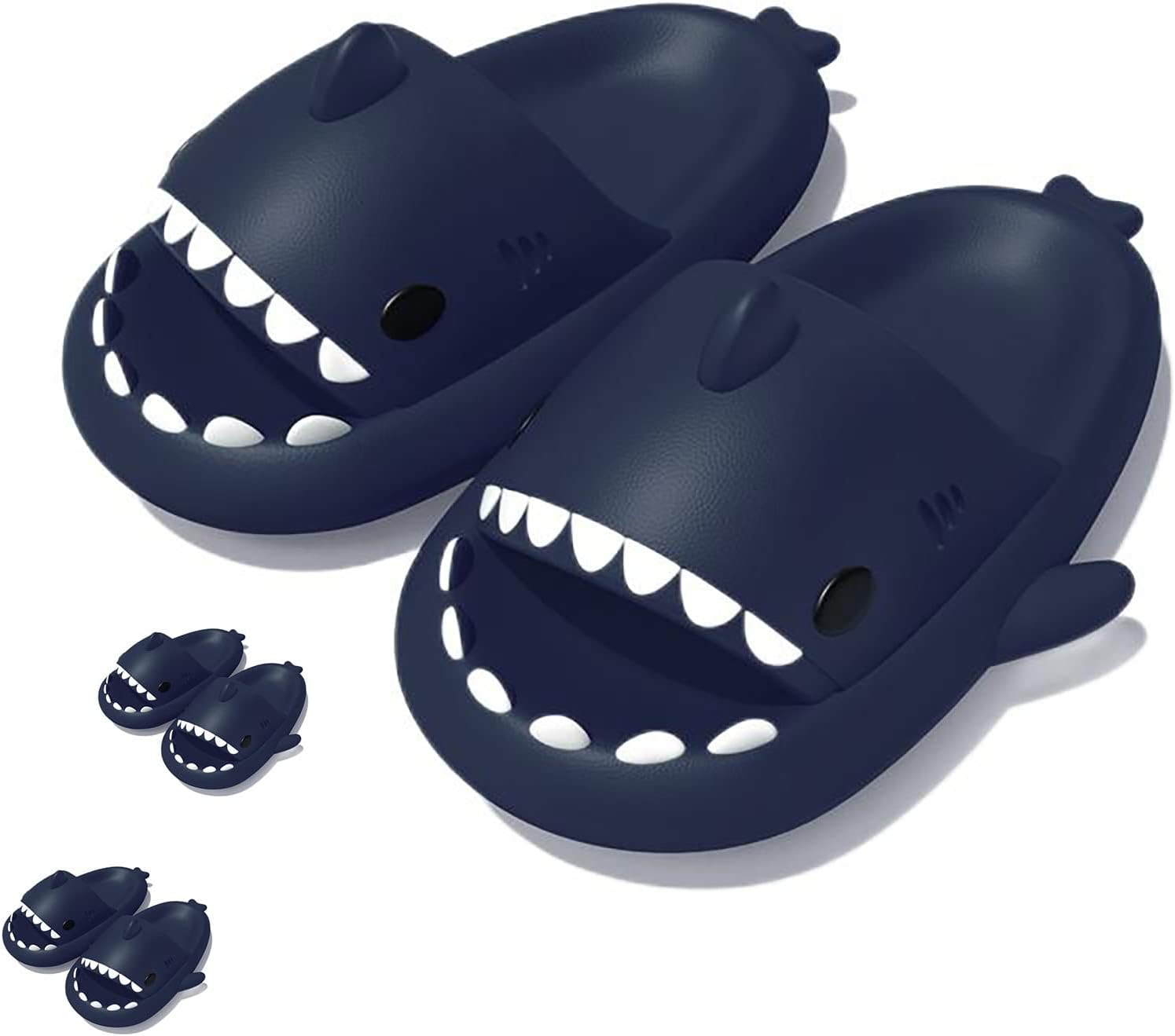 Шлепанцы с акулами для женщин и мужчин, оригинальные шлепанцы Shark Slides, пляжные и для ванной, шлепанцы с акулой Generic, темно-синий
Шлепанцы с акулами для женщин и мужчин, оригинальные шлепанцы Shark Slides, пляжные и для ванной, шлепанцы с акулой Generic, темно-синий