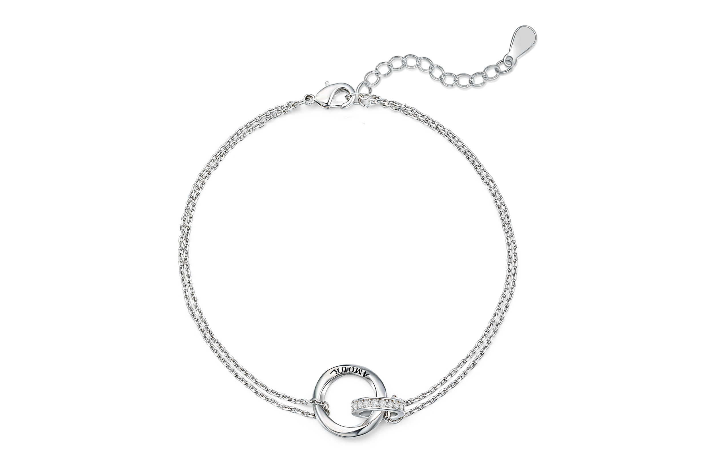 Браслеты с блестящими стразами Unisex TEEX, серебристо-белый
Браслеты с блестящими стразами Unisex TEEX, серебристо-белый