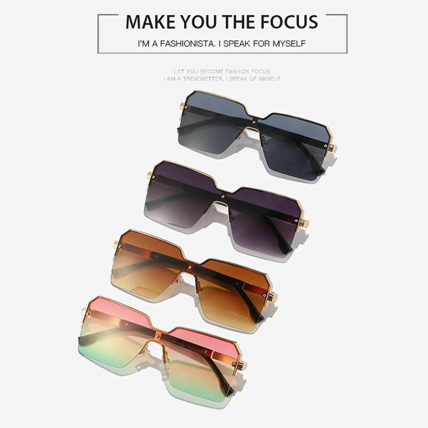 bullabulling Модные квадратные солнцезащитные очки для женщин, увеличенного размера, цельные, дизайнерский стиль, защита от УФ-излучения, градиентная оправа, Black
bullabulling Модные квадратные солнцезащитные очки для женщин, увеличенного размера, цельные, дизайнерский стиль, защита от УФ-излучения, градиентная оправа, Black