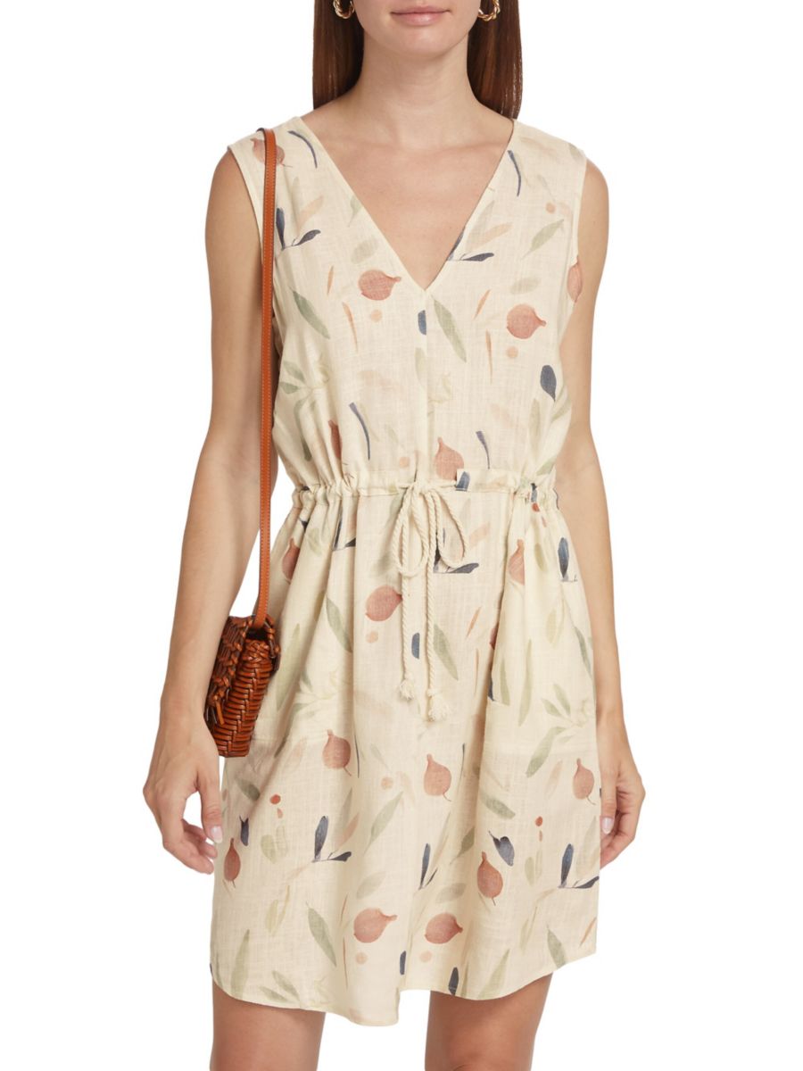 Мини-платье с завязками из льняной ткани с растительным мотивом Splendid, цвет Painterly Print
Мини-платье с завязками из льняной ткани с растительным мотивом Splendid, цвет Painterly Print