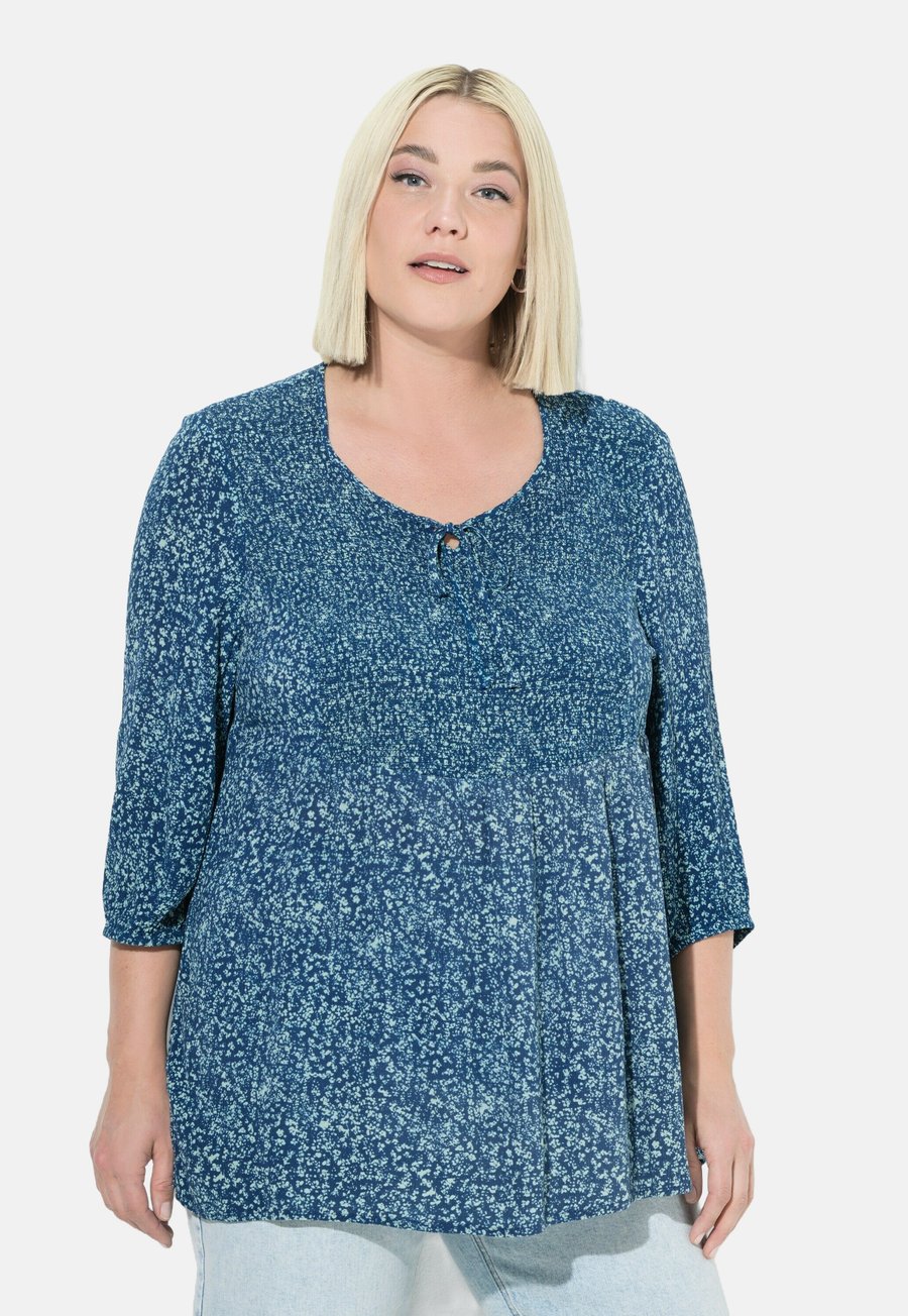 Блуза Ulla Popken 3/4 SLEEVE SMOCKED, Dark Blue
Блуза Ulla Popken 3/4 SLEEVE SMOCKED, Dark Blue