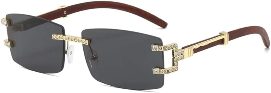 Прямоугольные панк-солнцезащитные очки для женщин со стразами, без оправы, солнцезащитные очки для мужчин, защита от УФ-излучения UV400, без оправы HDUBFY, 1
Прямоугольные панк-солнцезащитные очки для женщин со стразами, без оправы, солнцезащитные очки для мужчин, защита от УФ-излучения UV400, без оправы HDUBFY, 1