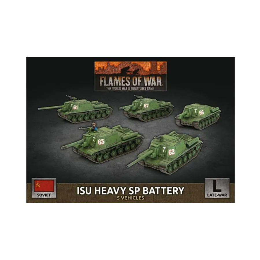 Аккумулятор ISU Heavy SP (пластик), Flames of War - WWII - Soviet - Tanks (4th Edition)
Аккумулятор ISU Heavy SP (пластик), Flames of War - WWII - Soviet - Tanks (4th Edition)