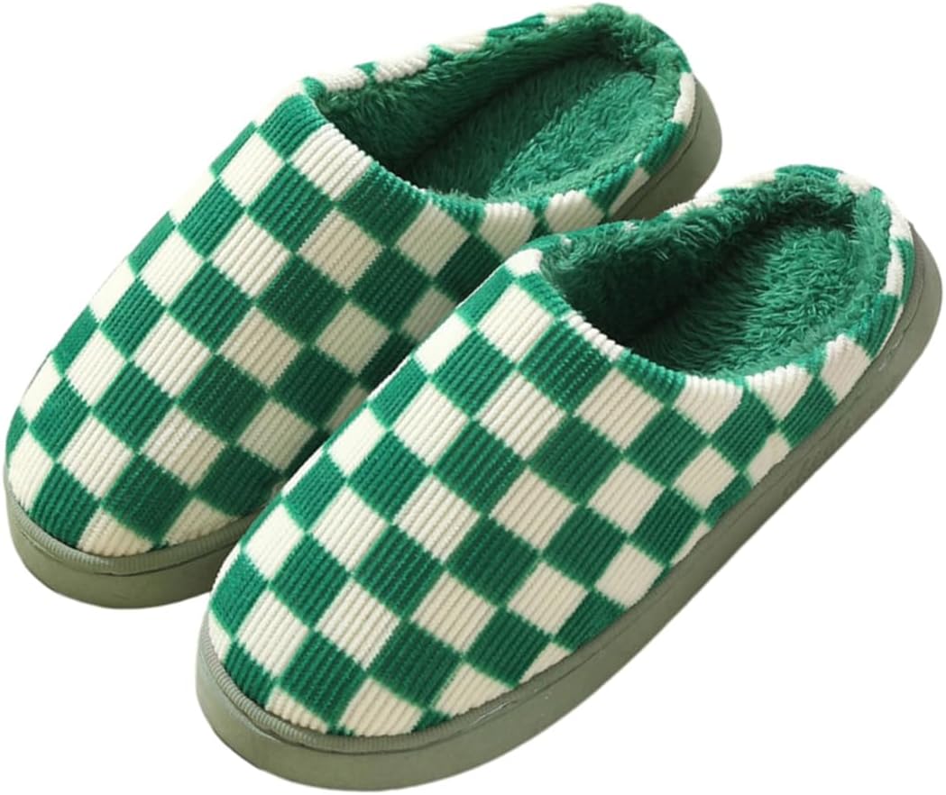 Женские и мужские ретро тапочки с пушистой лицевой частью, мягкие и пушистые, клетчатые, милые, легкие, моющиеся, для дома и улицы, теплые Sxlingdo, зеленый
Женские и мужские ретро тапочки с пушистой лицевой частью, мягкие и пушистые, клетчатые, милые, легкие, моющиеся, для дома и улицы, теплые Sxlingdo, зеленый