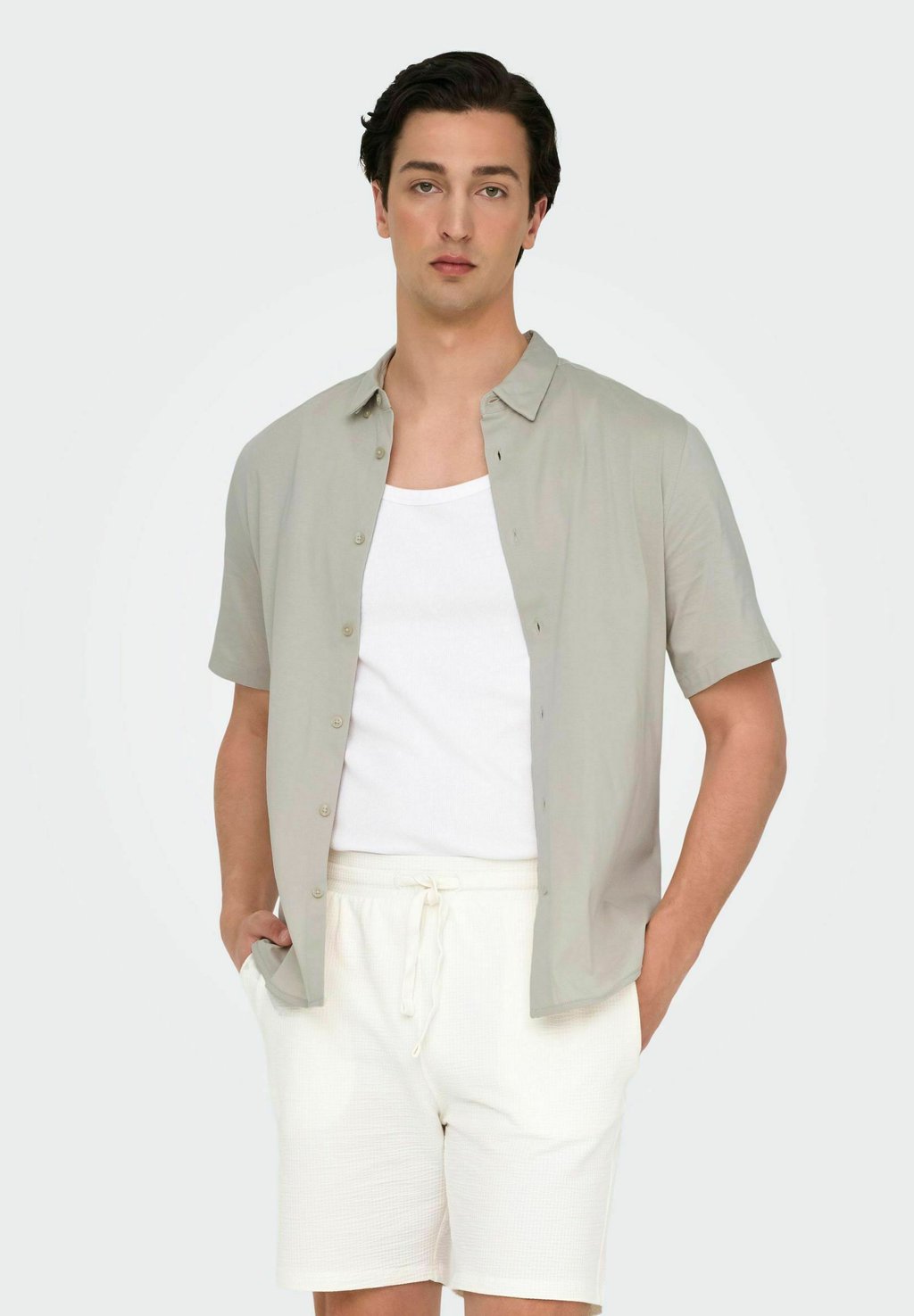 Рубашка ROBIN Only & Sons, светло-серый
Рубашка ROBIN Only & Sons, светло-серый