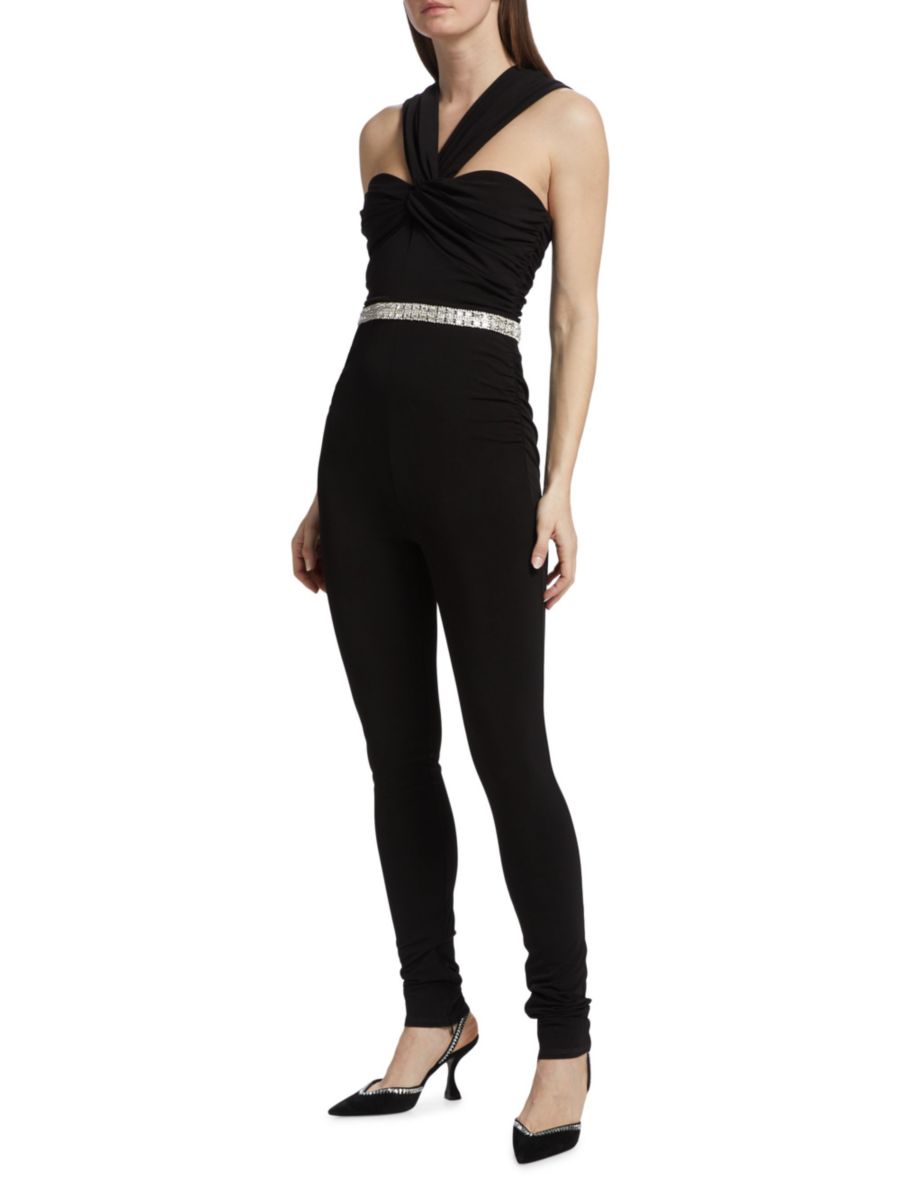 Узкий декорированный комбинезон Sariah Cinq à Sept, черный
Узкий декорированный комбинезон Sariah Cinq à Sept, черный