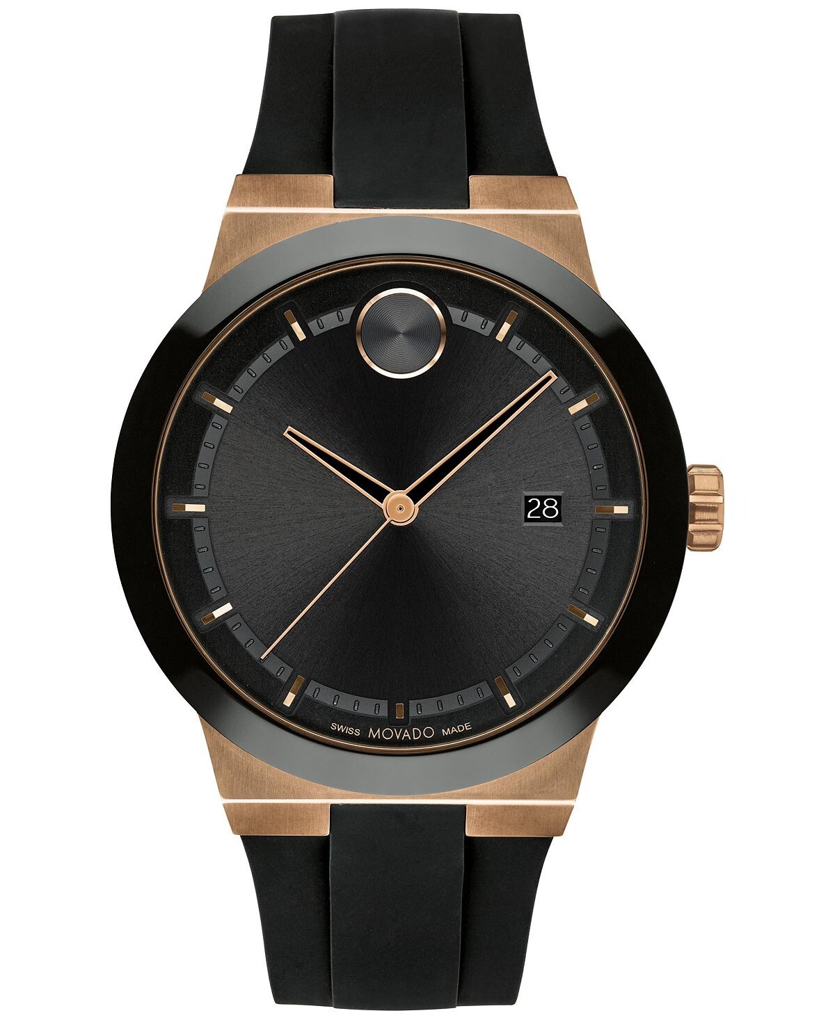 Мужские часы Swiss Fusion с черным силиконовым ремешком, 42 мм Movado
Мужские часы Swiss Fusion с черным силиконовым ремешком, 42 мм Movado