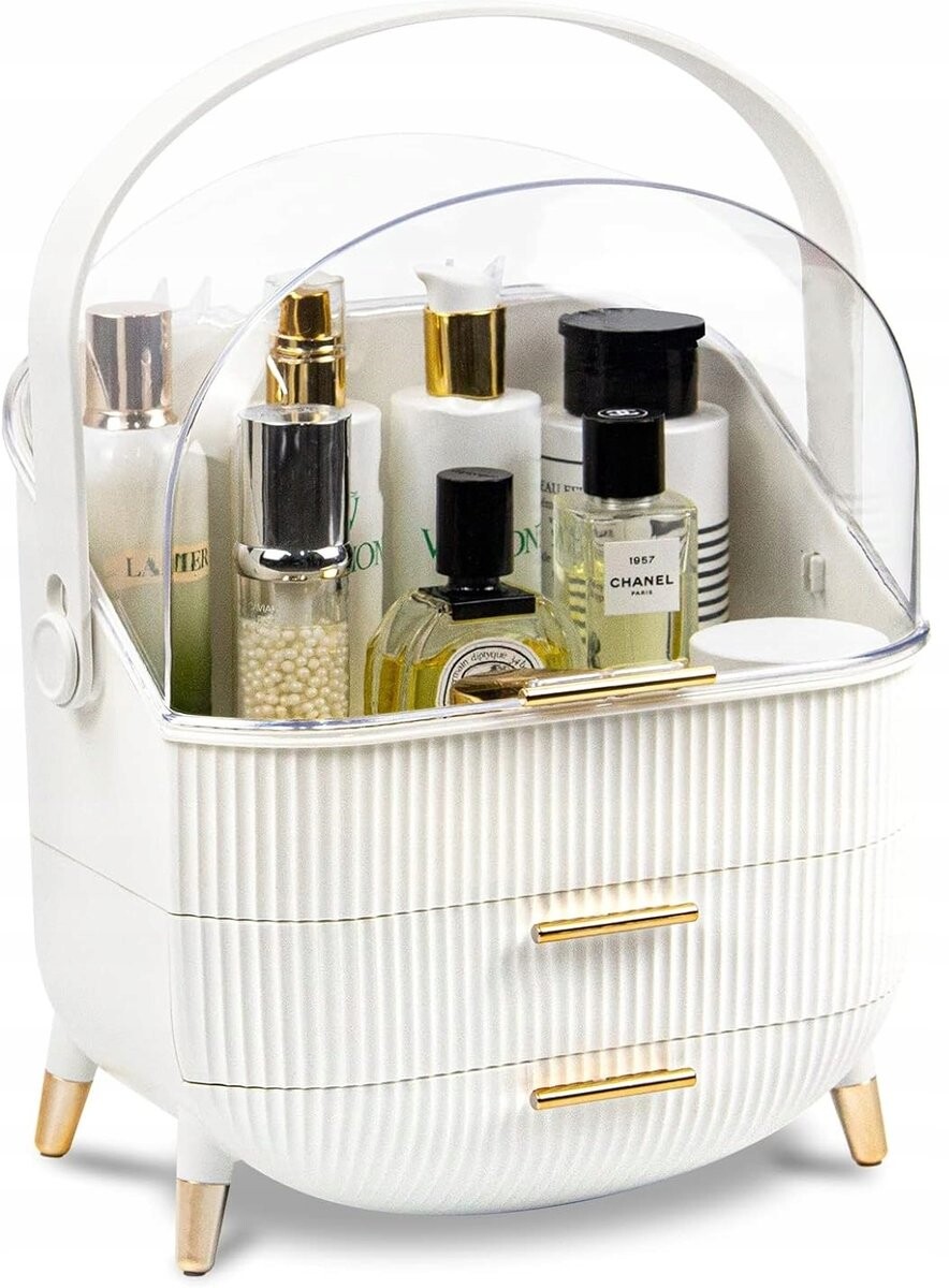 Шкатулка-органайзер для косметики с ящиками на ножках F9 Белый Korbi
Шкатулка-органайзер для косметики с ящиками на ножках F9 Белый Korbi