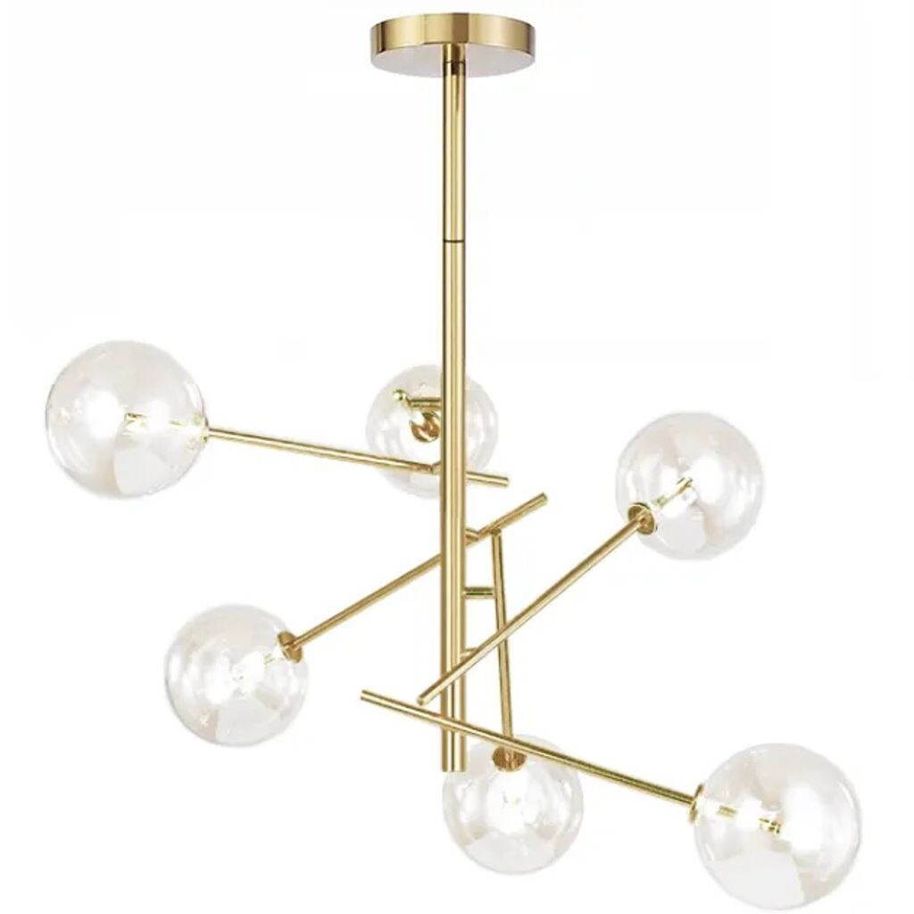 Подвесной светильник Toollight App919-6Cp Стеклянный шар 6 Источник света G4 78X78X94,5 см Toolight, золото
Подвесной светильник Toollight App919-6Cp Стеклянный шар 6 Источник света G4 78X78X94,5 см Toolight, золото