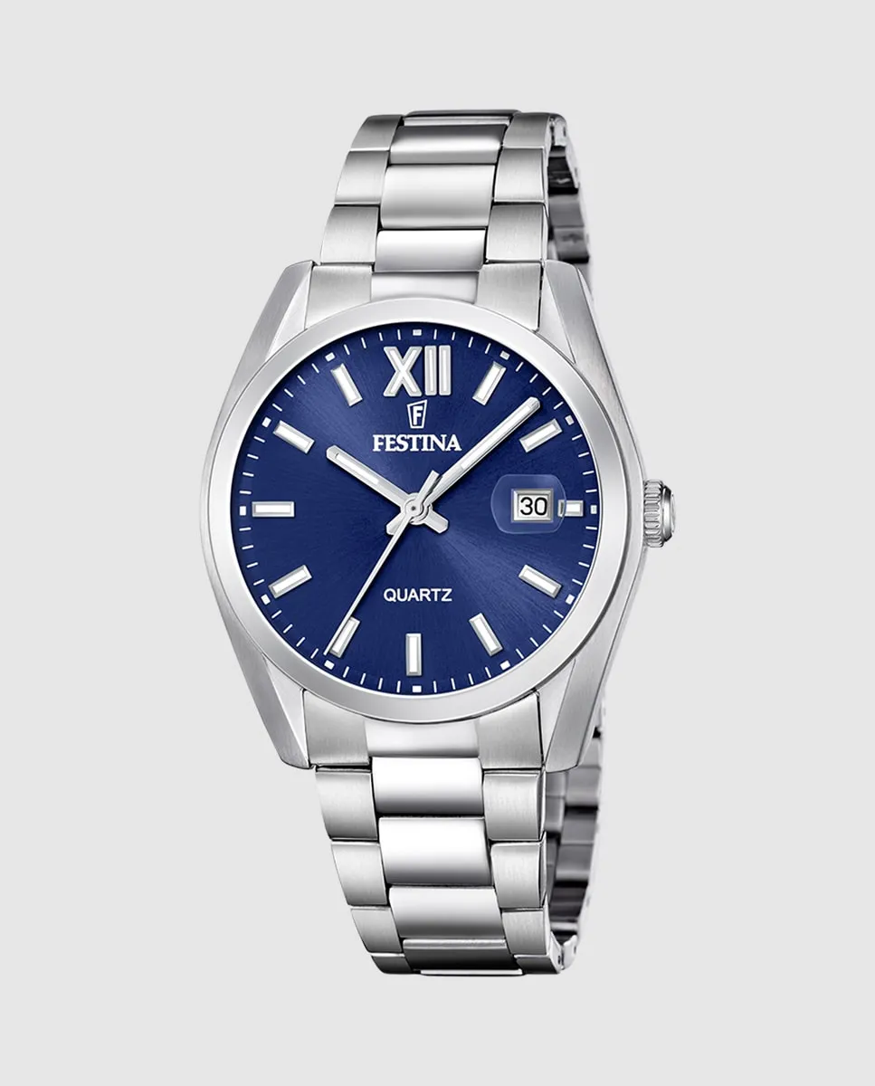 F20707/7 Классические мужские часы в серебристо-стальном корпусе Festina, серебряный
F20707/7 Классические мужские часы в серебристо-стальном корпусе Festina, серебряный