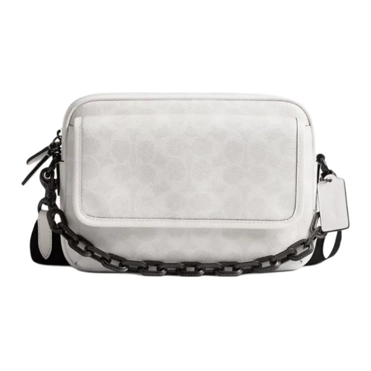 COACH Сумка через плечо из кожи теленка с фирменным покрытием
COACH Сумка через плечо из кожи теленка с фирменным покрытием