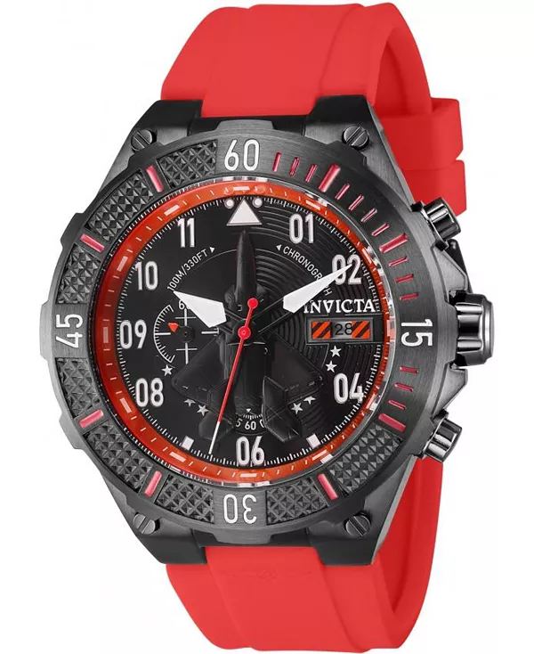 Мужские кварцевые многофункциональные часы-авиаторы 39897 с черным циферблатом Invicta, red
Мужские кварцевые многофункциональные часы-авиаторы 39897 с черным циферблатом Invicta, red