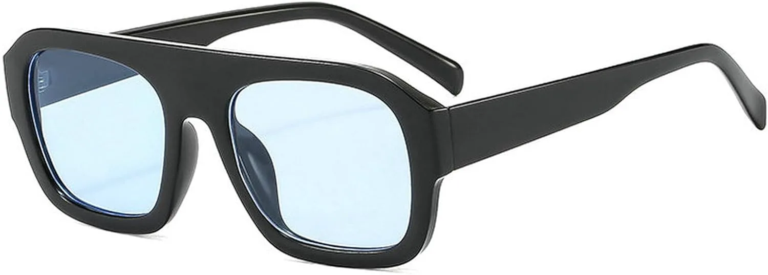 Солнцезащитные очки COTIA квадратной формы для женщин и мужчин, модные, винтажные, классические, трендовые, прямоугольные, в стиле «пилотские», Black Blue
Солнцезащитные очки COTIA квадратной формы для женщин и мужчин, модные, винтажные, классические, трендовые, прямоугольные, в стиле «пилотские», Black Blue