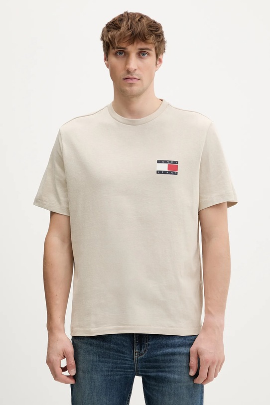 Хлопковая футболка Tommy Jeans, бежевый
Хлопковая футболка Tommy Jeans, бежевый