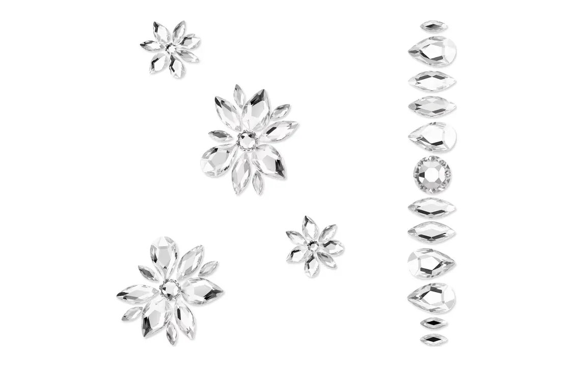 Swarovski Faux Crystal Body Jewelry Unisex White
Swarovski Faux Crystal Body Jewelry Unisex White